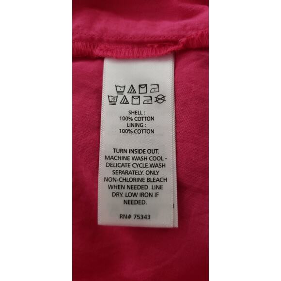 Sigrid Olsen 100%‎ Cotton Pull-on Mini Skirt Size M Golf Hawaiian Beachy - Picture 5 of 5